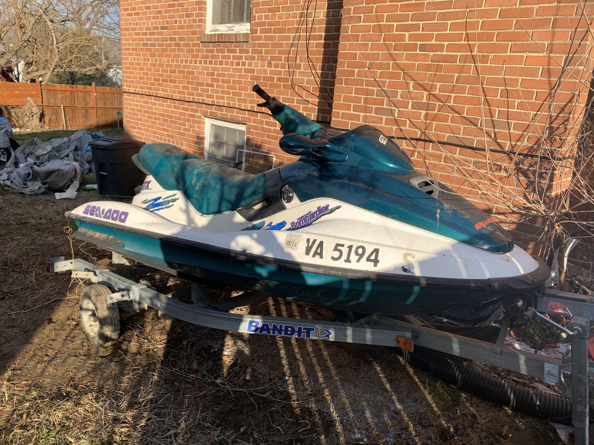 Jet ski for sale with trailer