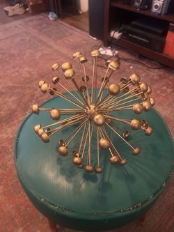 Iconic; Vintage Midcentury Brutalist Sputnik Starburst Decor: