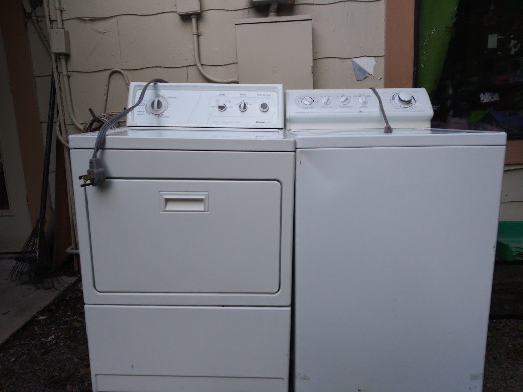 Maytag Washer & Kenmore Electronic Dryer