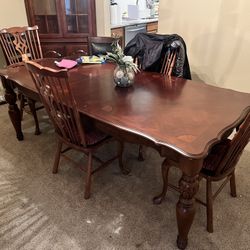 Dining Room Set With Chairs, Must Be Picked Up In Clementon!