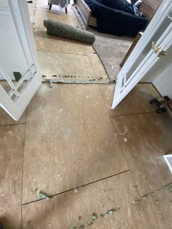 Plank Vinyl, Flooring, Installation And Replacing Baseboard