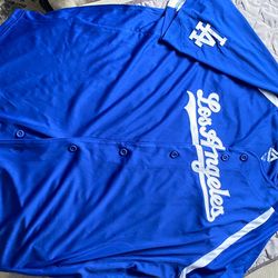 Dodgers jersey authentic replica $45 XL only