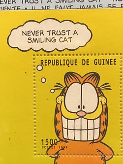Garfield Guinea Post Stamp Limited Addition