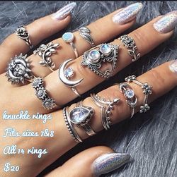 Knuckle Fashion Steel Rings