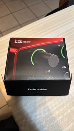 Focusrite Scarlett solo 2nd gen/DAC