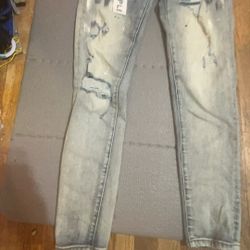 Purple Jeans Slim Fit Size 30