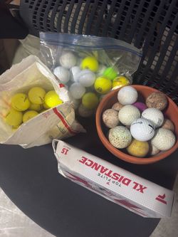 ~100 New & Used Golf Balls
