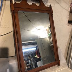 Mahogany Mirror Frame 22” X 35”