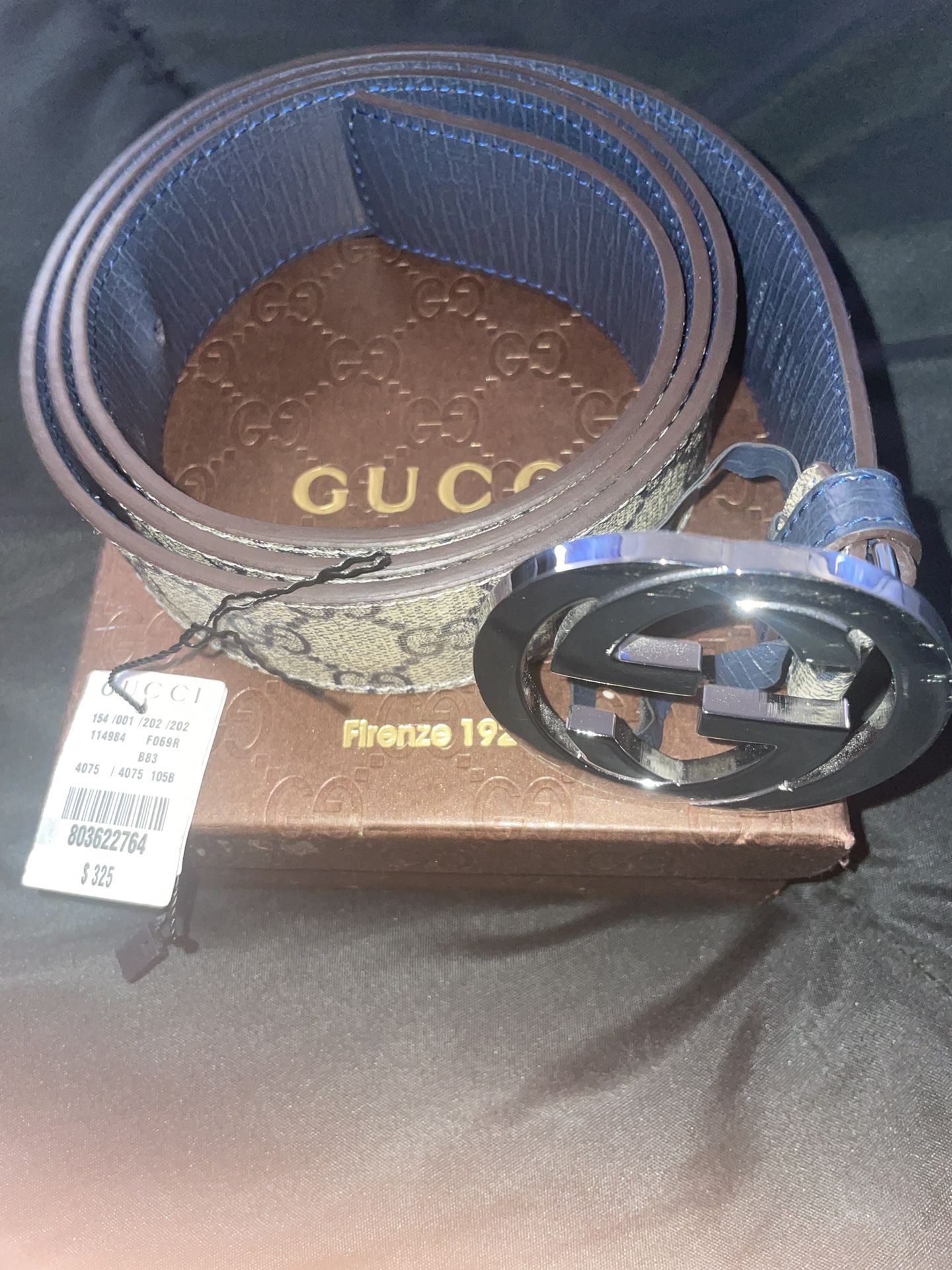  Gucci GG Supreme Belt