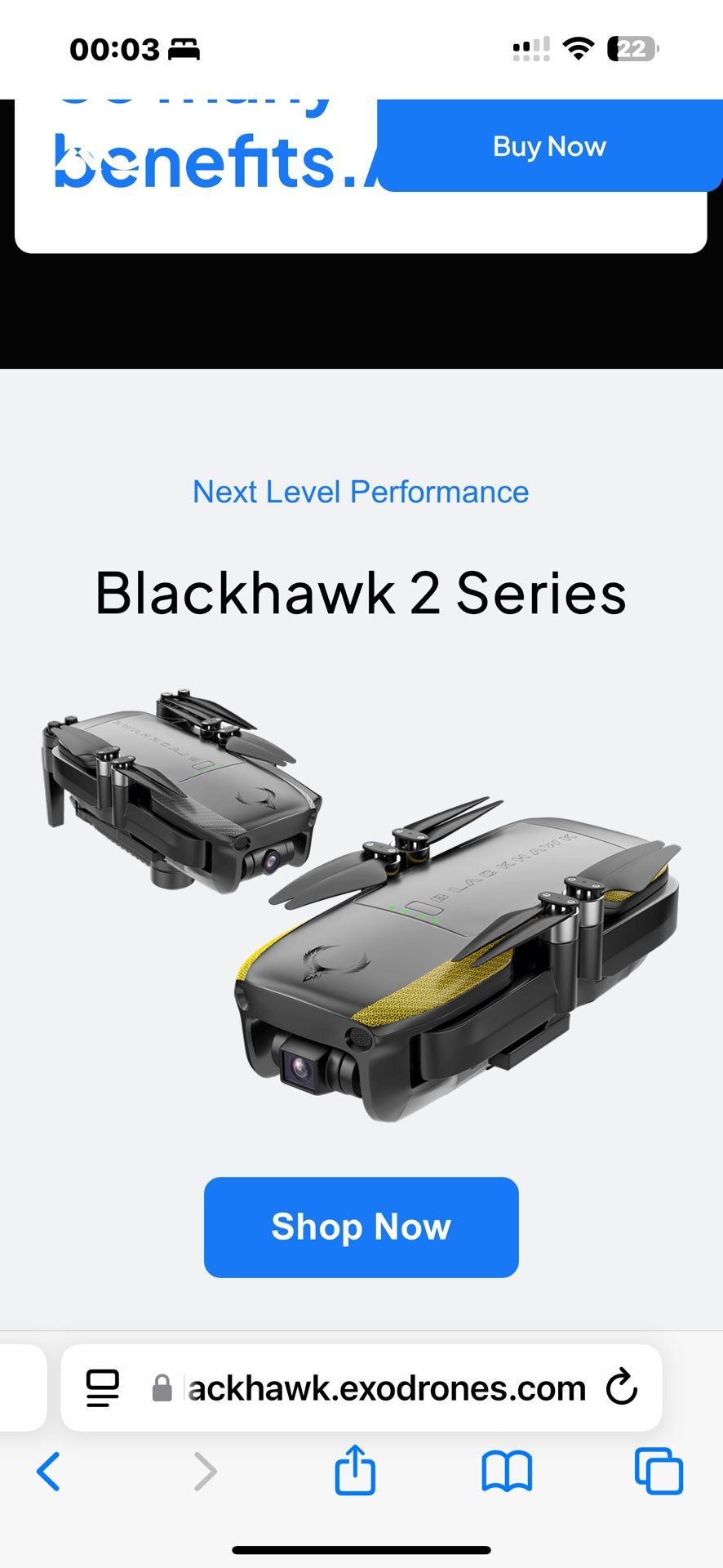 Blackhawk 2 Series Drone