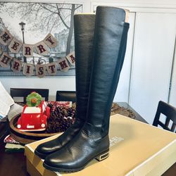 (New) Michael Kors Tall Leather Boots -Size 6.5M