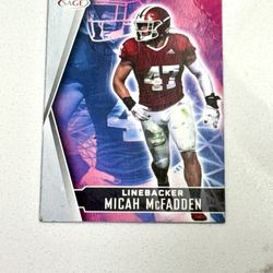 Micah McFadden #40 SAGE College Football Trading Card – Linebacker