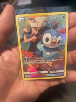 POKÉMON - Piplup (Secret) - SM - Cosmic Eclipse NEAR MINT
