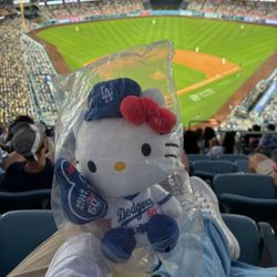 2024 Dodger Hello Kitty Night Plush