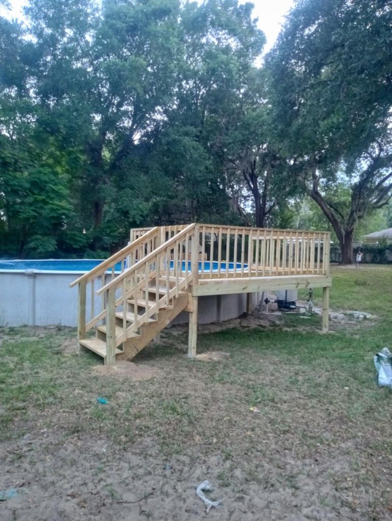 8x12 Pool Deck