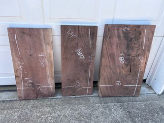 Walnut Figured Slabs Air dried 6yrs