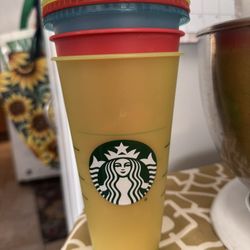 Starbucks Reusable Color Cups