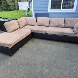 Sectional Couch and Footrest