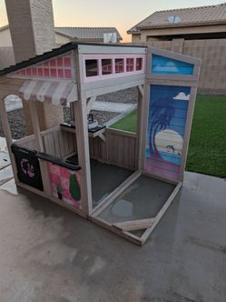 Awesome wooden playhouse