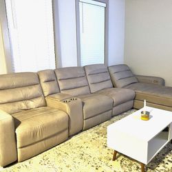 Sectional Power Reclining Couch 