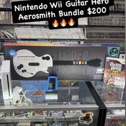 Nintendo Wii Guitar System And Bundle $200 Gamehogs 11am-7pm