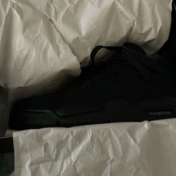 Black Cats Jordan 4s