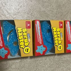 HomeTimes 3 Pack Scrub Sponges - Temperature Sensitive (Soft Warm/Firm Cold) Scratch-Free & BPA-Free for Kitchen/Bathroom/Tough Cleanin