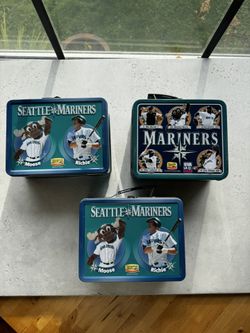 Lot Of 3 Vintage Mariner Metal Lunchboxes