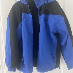 Cheneral Jacket Man Blue full ziper pockets Size S