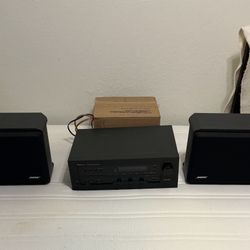 Bose Speakers and Nakamichi Receiver