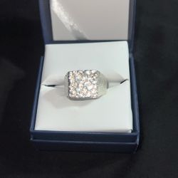 Silver Nugget Ring