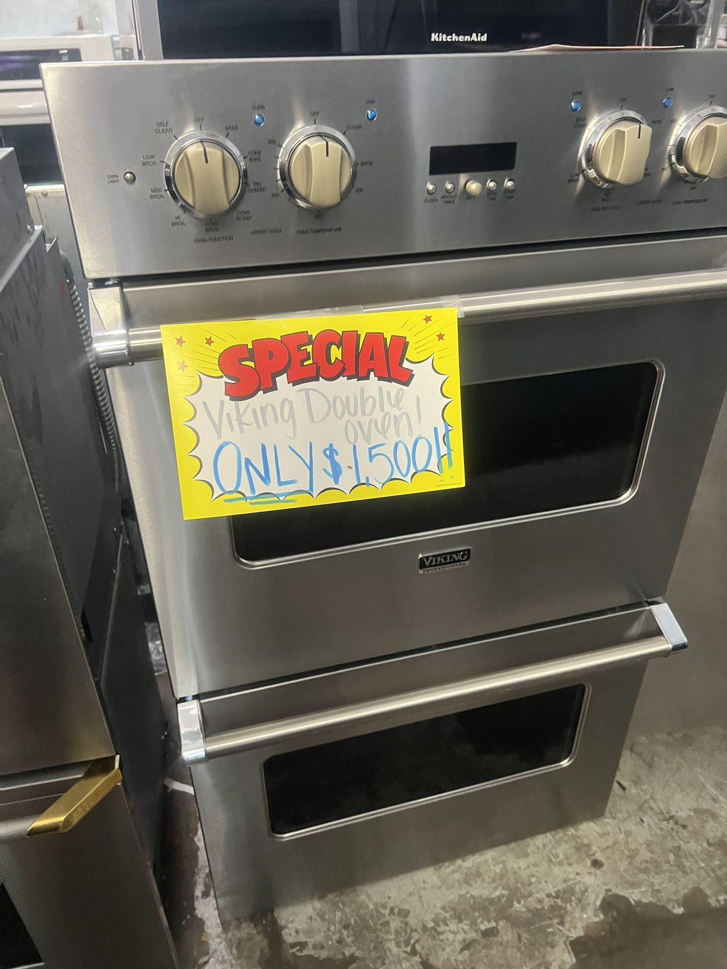 Viking 30” Double Oven Combo