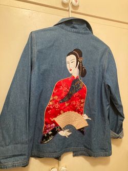 Look East denim jacket size m