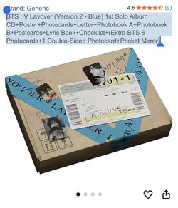 BTS : V Layover (Version 2 - Blue) 1st Solo Album $20