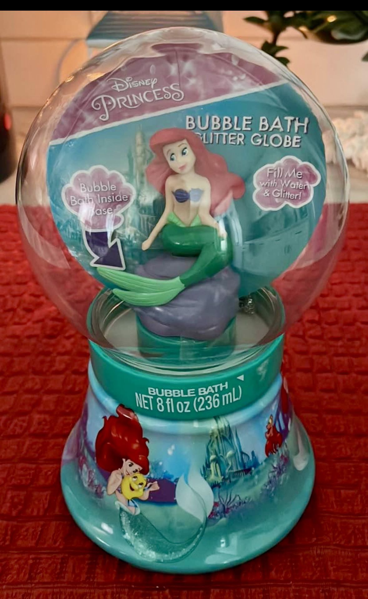 Disney Princess Bubble Bath Glitter Globe