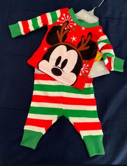 Mickey Mouse Christmas Baby Set 0/3 Months 