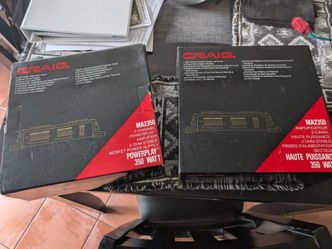 2 CRAIG  2 channel Sub-Woofer AMPS