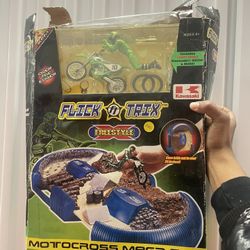 Vintage 2000 Flick Trix Xtreme Freestyle Motocross Arena Spin Master Toys