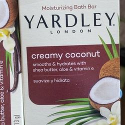8ct- Yardley Coconut Bar Soaps