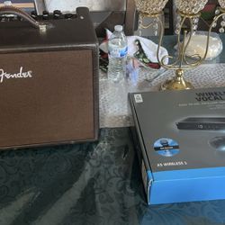 Acoustic Amp And Vocal set