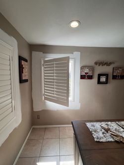 Factory Direct Custom Wood Plantation Shutters - 100% Real Hardwood Interior Window Coverings - Custom Paint, Stains & Expert Local Install