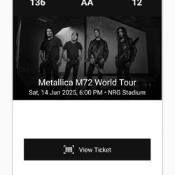 Metallica Tickets Good Spot 