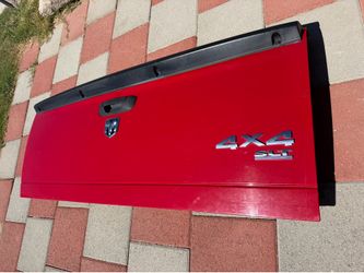 Dodge Ram Red Tailgate