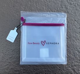 Brand new Sephora X Rare Beauty Travel Pouch makeup bag