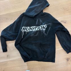Munition Black Graphic Hoodie