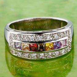 Women's men's Wedding Engagement Band ring