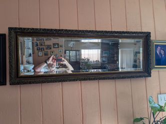 Vintage rectangular mirror