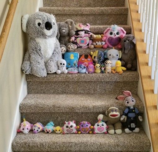 Large Bundle of Miscellaneous Stuffies