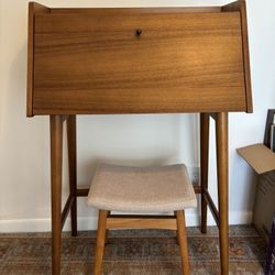West Elm MCM Secretary Desk 