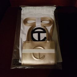 Telfar Gold Small Bag